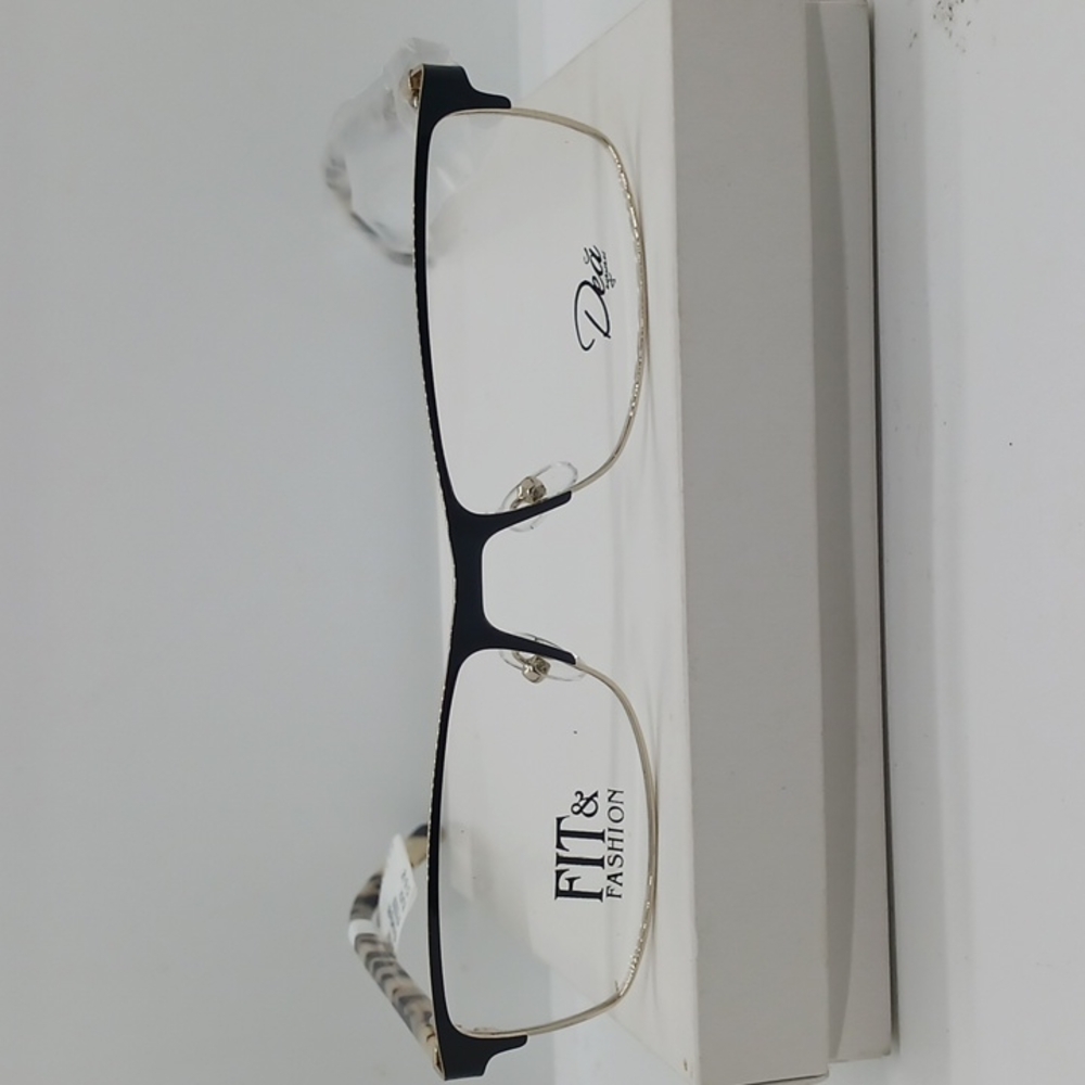 NWT WOMEN'S DEA EYEGLASS FRAMES DE02040 BUTTERFLY BLACK